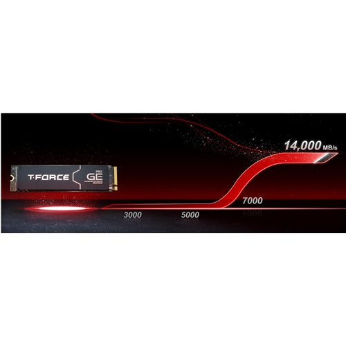 Vgradni SSD Team Group T-Force GE Pro 2 TB PCIe 5.0 x4, M.2 2280, črna/zlata