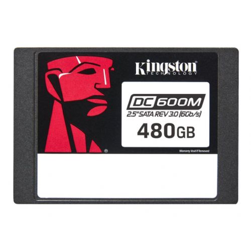 Vgradni SSD disk Kingston DC600M 480 GB SATA 6 Gb/s, 2,5", branje 560 MB/s, pisanje 470 MB/s, črna