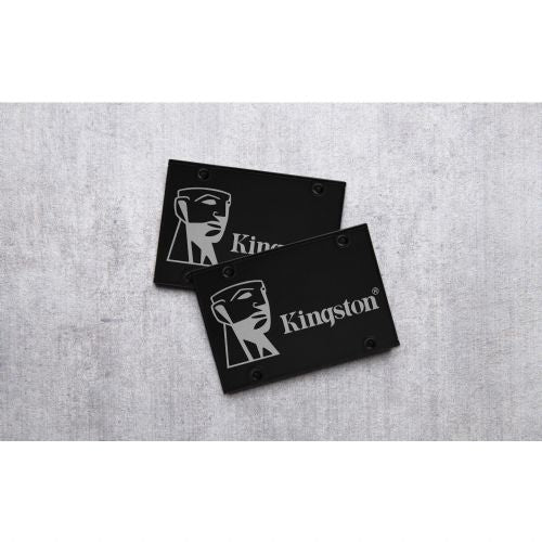 Vgradni SSD Kingston KC600 2048 GB, SATA 6 Gb/s, 2,5", branje 550 Mb/s, pisanje 520 Mb/s, črna