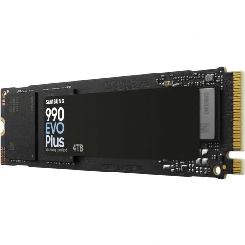 Vgradni SSD Samsung 990 EVO Plus 4 TB (PCIe 4.0 x4 / 5.0 x2, NVMe 2, M.2 2280, 7.250 Mb/s branje, 6.300 Mb/s pisanje)