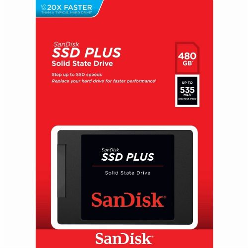 Vgradni SSD SanDisk SSD Plus 480 GB (SATA 6 Gb/s, 2,5")