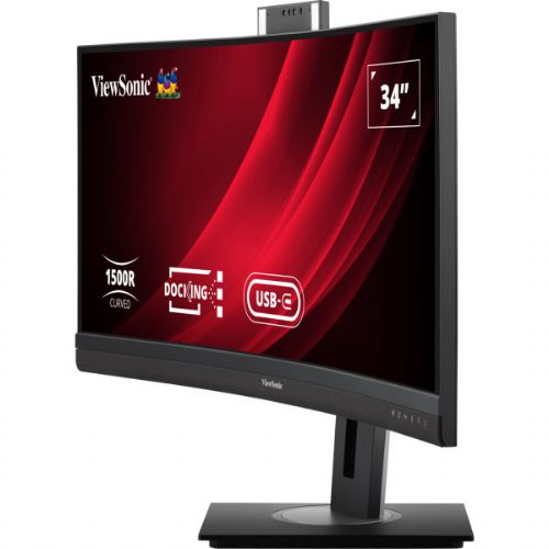 Monitor Viewsonic VG3457CV, 86,4cm (34"), 3440 x 1440, 21:9, VA, 350 cd/m2, 5ms, črna