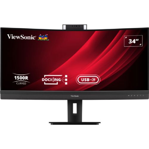Monitor Viewsonic VG3457CV, 86,4cm (34"), 3440 x 1440, 21:9, VA, 350 cd/m2, 5ms, črna