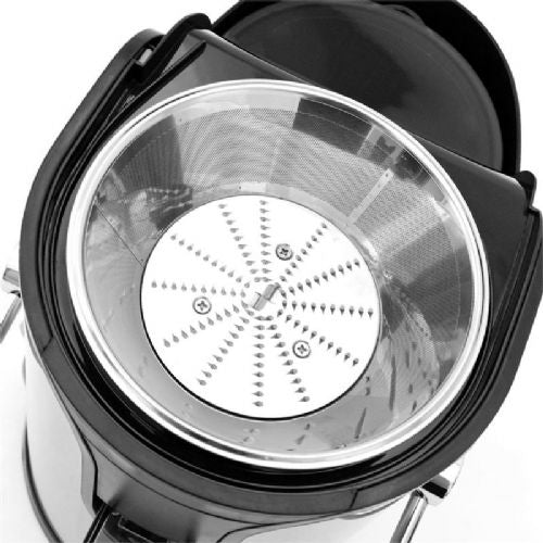 Vivax AJ-800 juicer, large opening, dishwasher safe, automatic pulp separation, stainless steel, quick juice preparation