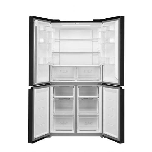 Ameriški hladilnik VOX MD 6110 BG E, 4-vratni, razred E, 305 + 169 L, No-frost tehnologija, črne barve