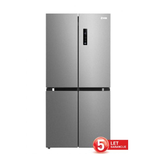 4-vratni hladilnik VOX MD 6110 X E, razred E, 305 + 169 L, No -frost tehnologija, sive barve