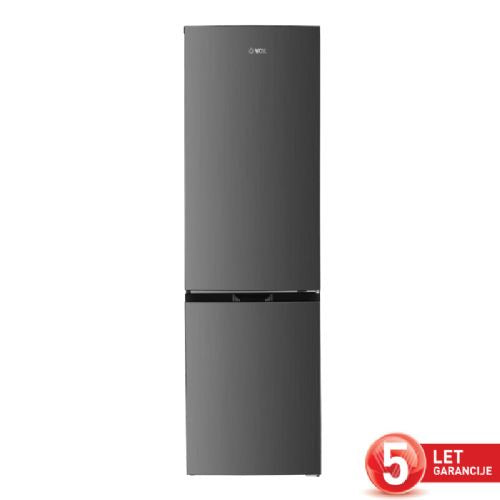 Kombinirani hladilnik VOX NF3210IXE, 253 l, NoFrost, inverter kompresor, 39 dB, inox barve