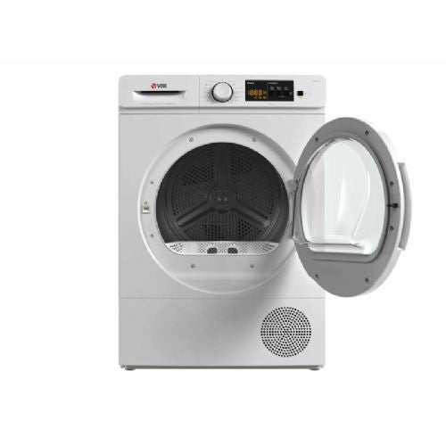 Kondenzacijski sušilni stroj VOX THP 815 E, razred E, 8 kg, 15 programov, toplotna črpalka, LED zaslon