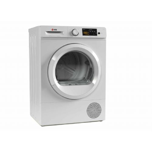 Kondenzacijski sušilni stroj VOX THP 815 E, razred E, 8 kg, 15 programov, toplotna črpalka, LED zaslon