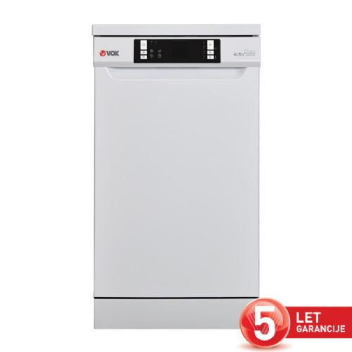 Prostostoječi pomivalni stroj Vox LC 10A1CT3E, razred E, 10 pogrinjkov, 4 programi, TurboDrying, 44,8 x 85 x 59,8 cm, bela