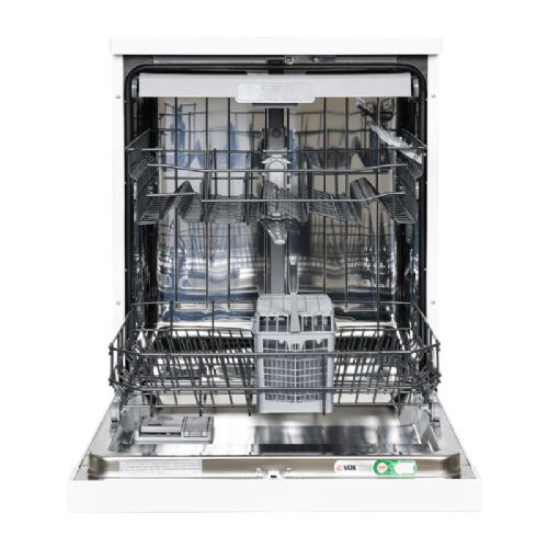 Prostostoječi pomivalni stroj Vox LC 13A15Y3D, razred D, 13 pogrinjkov, 6 programov, AutoDoor, bel