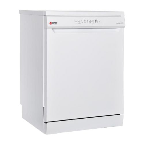 Prostostoječi pomivalni stroj Vox LC 13A15Y3D, razred D, 13 pogrinjkov, 6 programov, AutoDoor, bel