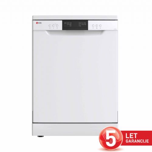 Pomivalni stroj VOX LC147617E, 14 pogrinjkov, 7 programov, 3. košara, ExtraDry, energijski razred E, bele barve