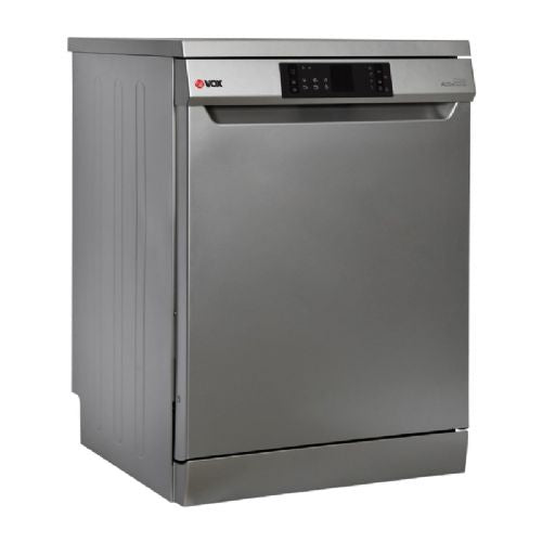 Prostostoječi pomivalni stroj Vox LCS 13A1EYQ3E, razred D, 13 pogrinjkov, AquaStop, AquaZone, siv