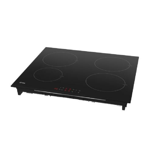 Indukcijska plošča VOX EBI 440B, 4 cone, 7200 W, SensoTouch, Boost, črna