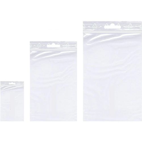 ZIP bag with EURO HOLE 120x170mm