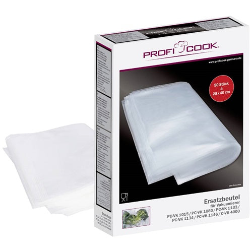 Vacuum bags 28cm x 40cm, 50 pieces