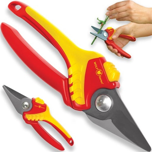 Wolf-Garten Basic Plus RR 1500 garden shears, red/yellow