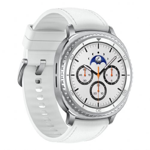 Pametna ura Samsung Galaxy Watch8 Classic 46 mm bela, AMOLED, Bluetooth, IP68, 64 GB
