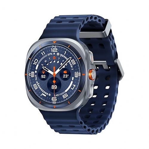 Pametna ura Samsung Galaxy Watch Ultra 47mm LTE titanovo modra, AMOLED zaslon, 10 ATM vodoodpornost, dvojni GPS, 64 GB, 100 ur baterije