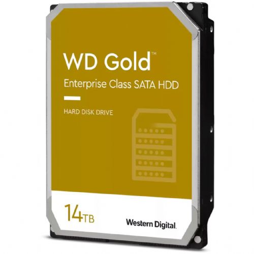 WD Gold 14TB SATA 6Gb/s 8,89cm 3,5Zoll 512MB predpomnilnika 7200rpm notranji HDD Enterprise, skladen z RoHS, množično