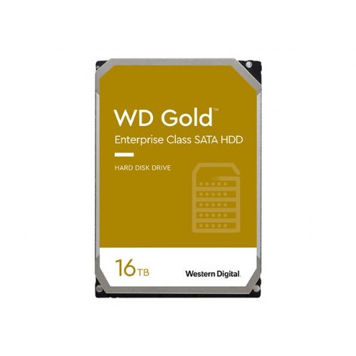 WD Gold 16TB 3,5-palčni notranji trdi disk (HDD), 7200 rpm, 6 Gb/s SATA, 512 MB predpomnilnika, skladen z RoHS, poslovna izvedba, pakiranje v razsutem stanju