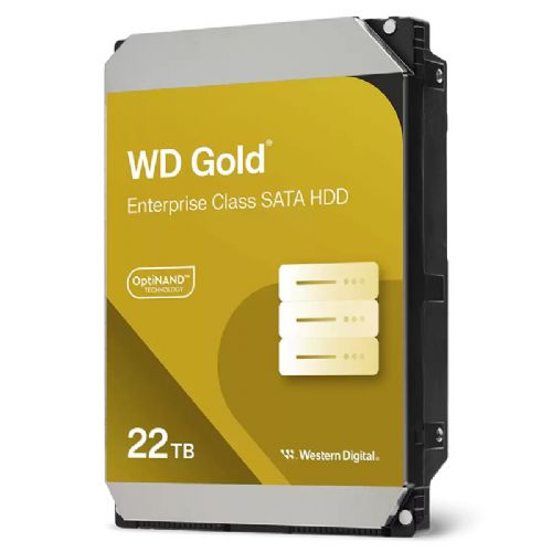 Vgradni HDD disk WD Gold Enterprise 22TB 3,5" SATA3 512MB 7200 (WD221KRYZ)