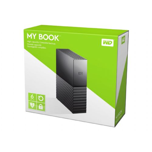 WD My Book 6TB zunanji HDD, USB 3.0, 3,5-palčni, skladen z RoHS, WD SmartWare Pro