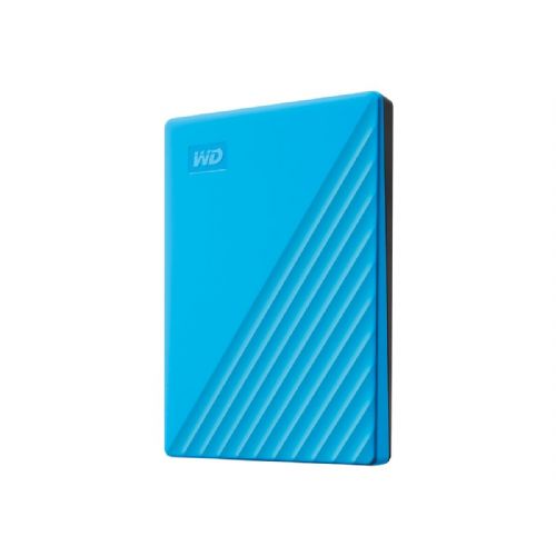 WD My Passport 2TB prenosni zunanji trdi disk (HDD), združljiv z USB 3.0 in USB 2.0, Blue, maloprodajna različica