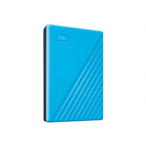 WD My Passport 2TB prenosni zunanji trdi disk (HDD), združljiv z USB 3.0 in USB 2.0, Blue, maloprodajna različica