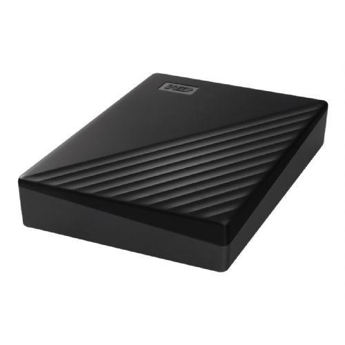 WD My Passport 5TB prenosni trdi disk (HDD), združljiv z USB 3.0 in USB 2.0, črna, maloprodajna embalaža