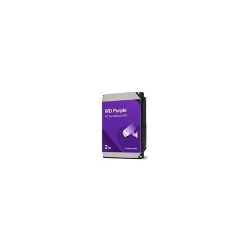 WD Purple 2TB SATA 6Gb/s CE notranji 3,5-palčni trdi disk (HDD) s 256MB predpomnilnika, zasnovan za delovanje 24x7, brez maloprodajne embalaže (bulk)
