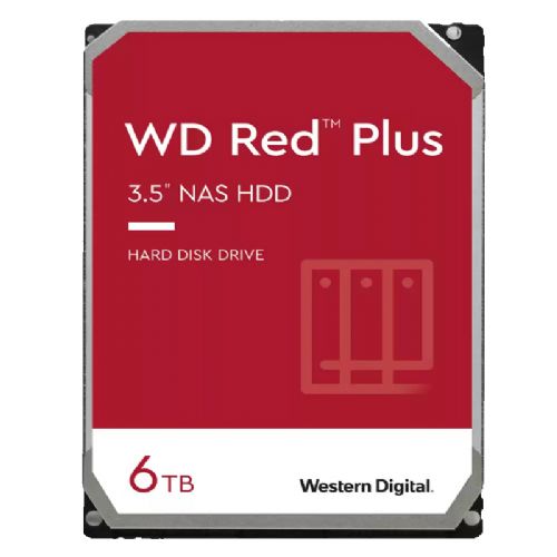 Vgradni HDD disk Red Plus 6TB 3,5" SATA3 256MB (WD60EFPX)