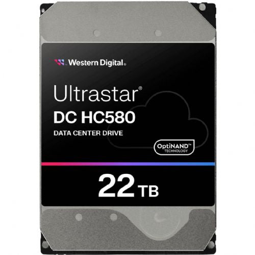 Vgradni HDD WESTERN DIGITAL ULTRASTAR DC HC580 8,89cm 3,5Zoll 26.1MM 22TB 512MB 7200RPM SAS ULTRA 512E SE P3 DC