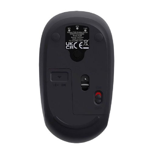 Brezžična miška Baseus F01B Tri-mode 2.4G BT 5.0 1600 DPI (mlečno siva)