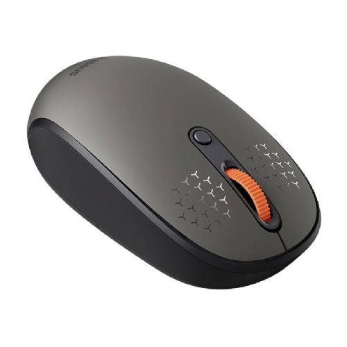 Brezžična miška Baseus F01B Tri-mode 2.4G BT 5.0 1600 DPI (mlečno siva)