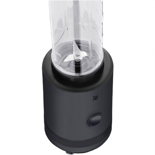 Blender WMF Küchenminis Smoothie-to-go, 300 W, črna, 0,6 l, drobilnik ledu, Tritan posoda
