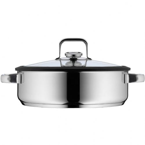 Parni kuhalnik WMF Vitalis s steklenim pokrovom 28 cm