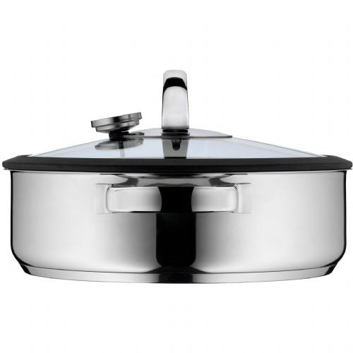 Parni kuhalnik WMF Vitalis s steklenim pokrovom 28 cm