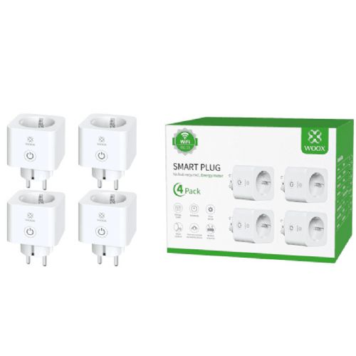 Komplet pametnih vtičnic Woox R6113 Smart Wifi CB2S, 4kosi