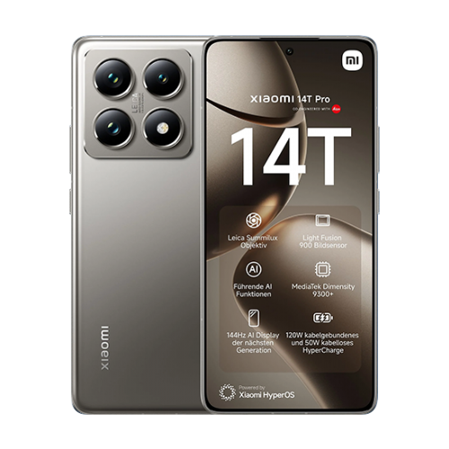 Pametni telefon Xiaomi 14T Pro 5G Dual Sim 12GB RAM 512GB siv