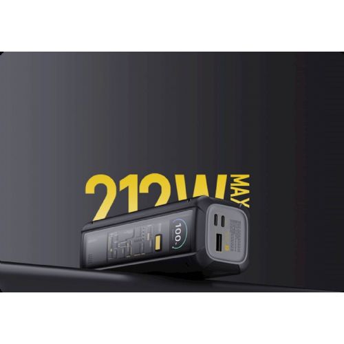 Xiaomi 212W HyperCharge 25,000 mAh power bank, 3 outputs, fast charging, smart color display, PD3.1 support