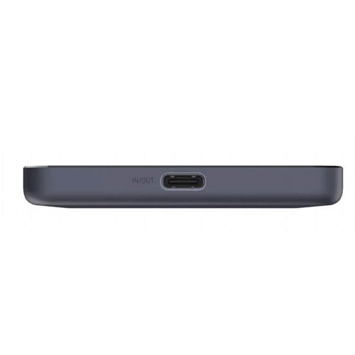 Xiaomi Super Slim Magnetic Power Bank 5000 mAh, 12 mm, magnetic grip, wireless charging 15W, fast charging 20W, black