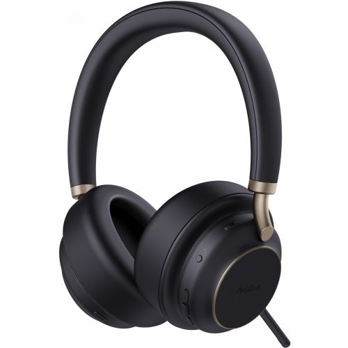 Bluetooth slušalka Yealink BH76 Plus s polnilnim stojalom UC črna USB-C/A