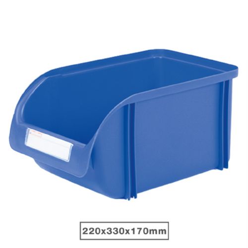 Stackable crate 220x330x170mm 12l blue gsc
