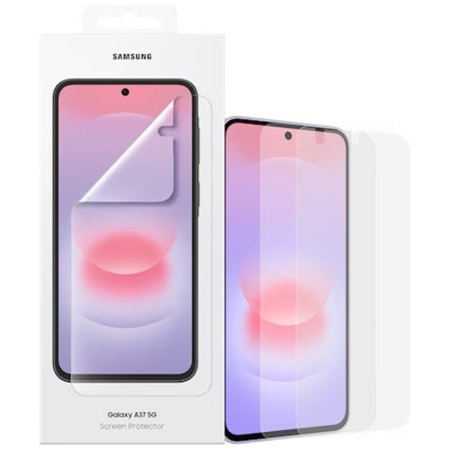 Protective glass Samsung Galaxy A37 5G transparent, shiny, fingerprint protection, 2 pieces