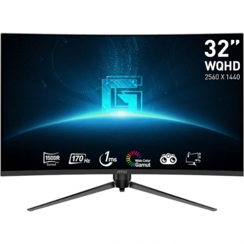 Monitor MSI G32CQ5P 80,0 cm (31.5") / WQHD / 170Hz / 1ms (MPRT) / ukrivljen / črn