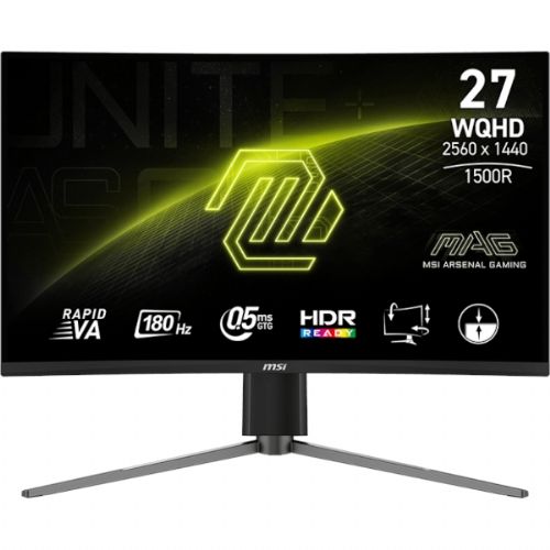 Monitor MSI MAG-27CQ6PF 68,5 cm (27") / WQHD / 180Hz / 0.5ms (GtG) / ukrivljen / črn