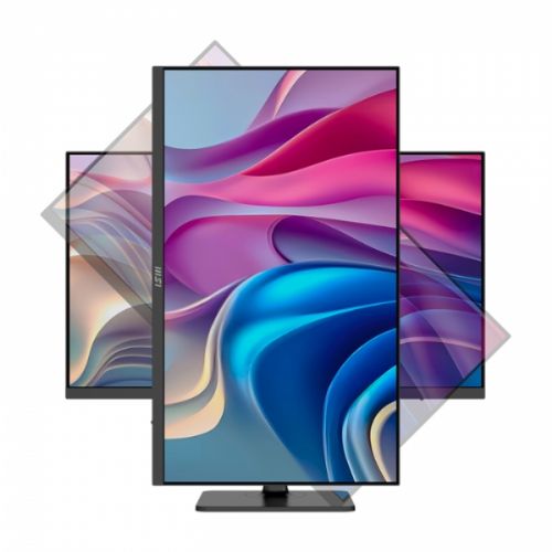 Monitor MSI Modern MD272UPHG / 27" / UHD / IPS / 60Hz / 4ms (GtG) / KVM / črn - nastavljiv po višini - PD 98W 68,5 cm / 3840x2160