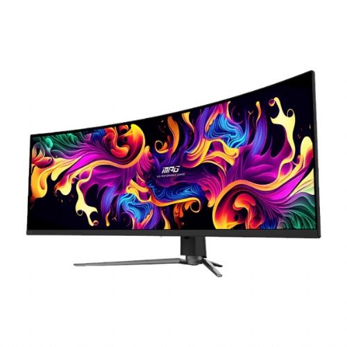 Monitor MSI MPG 491CQP 124,5 cm (49''), 5120 x 1440 (5K UHD), QD-OLED, 250 cd/m2, 144Hz, 0.03ms (GtG), ukrivljen (črn)